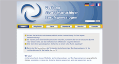Desktop Screenshot of berufsgenealogie.net